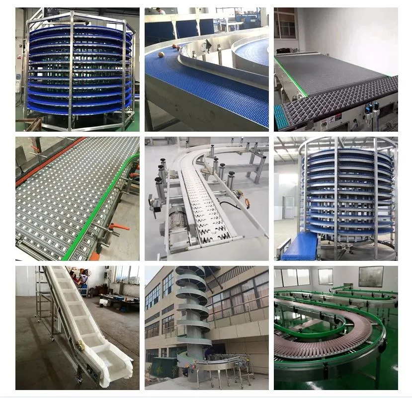 Heavy Duty Modular Rubber/PVC/PU/Steel Flat Belt Conveyor Machine for Sale